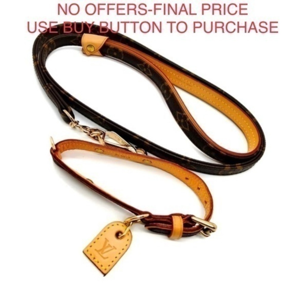 Louis Vuitton Baxter Dog Collar